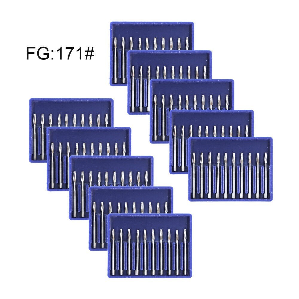 high speed handpiece FG-171 SUPER Carbide Burs Friction Grip Midwest Type 30pcs