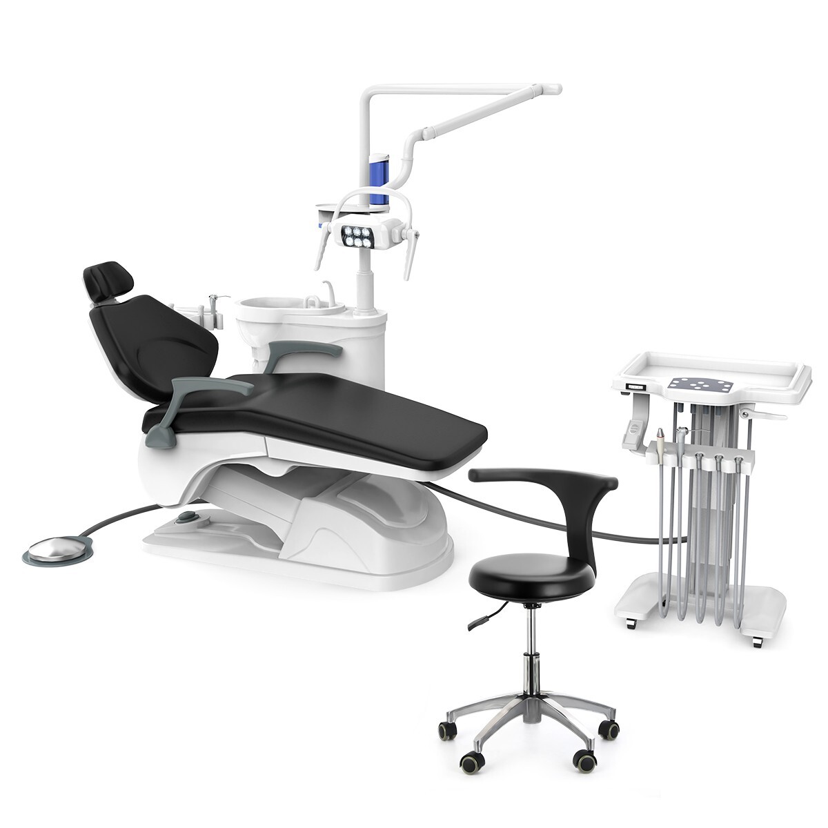 Unidad Dental con Silla Motor DC Controlado por Computadora / Unidad de Entrega