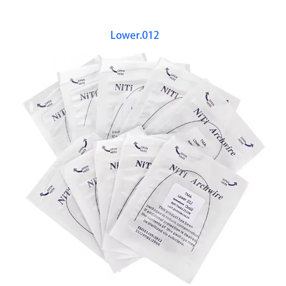 10pc Dental Orthodontic TMA Beta Ti-Mo Alloy Round Arch Wires Ovoid 1pc/pack