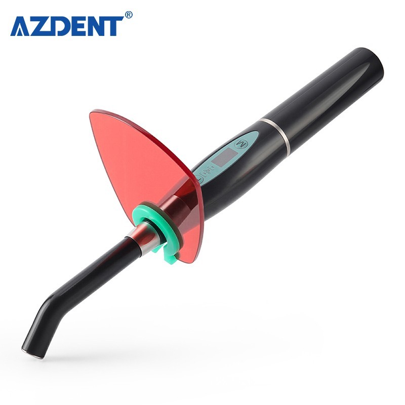Dental LED Curing Light Lamp Wide Spectrum 1 Sec Cure Resin Light LA400 Black