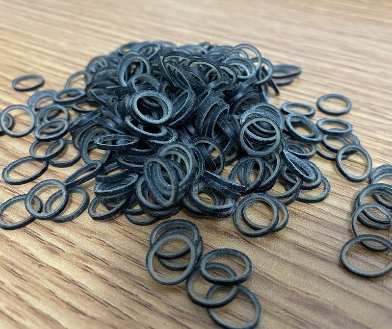 Dental 2.5/3.5/4.5/6.5oz Orthodontic Rubber Bands Elastics Ligature Ties Black