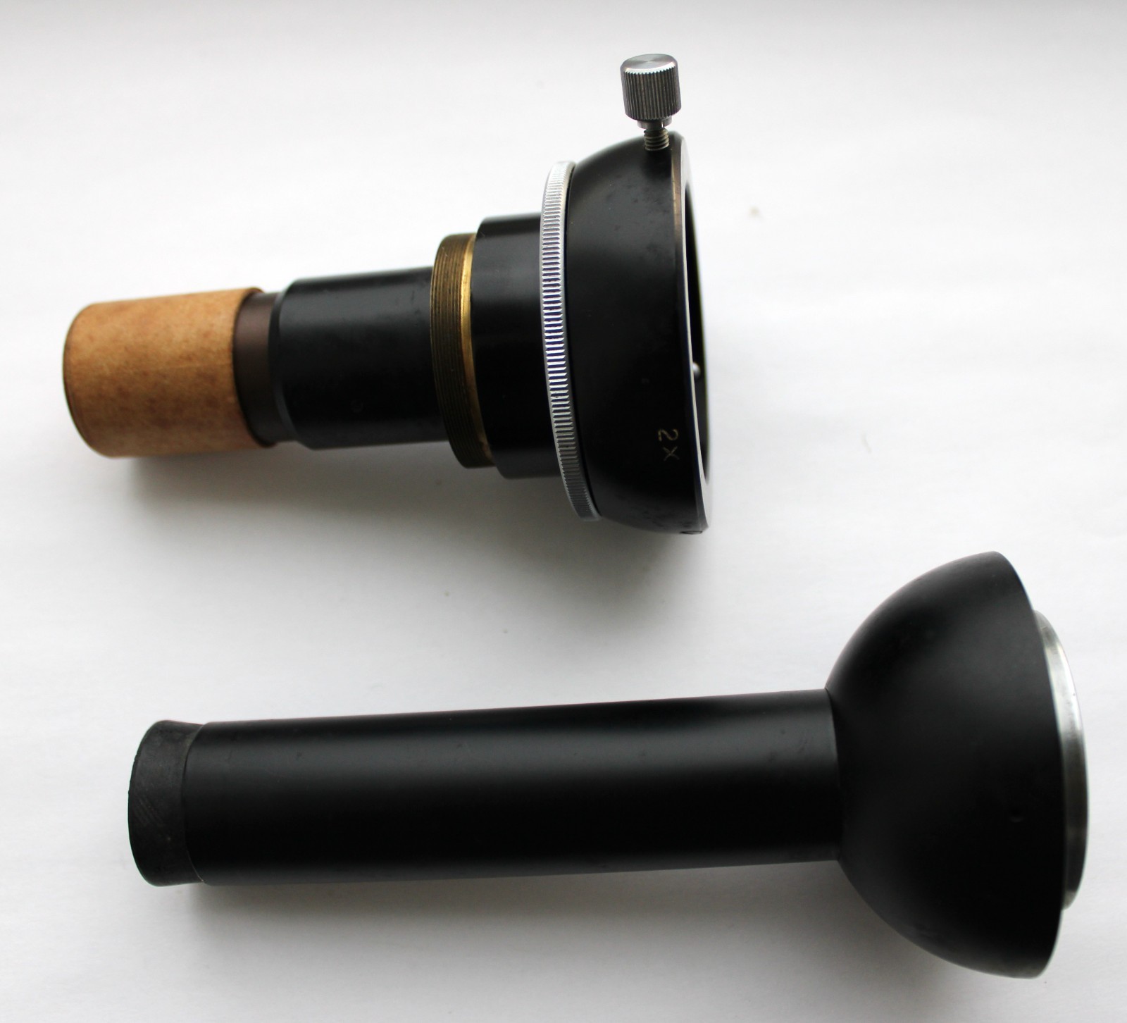 1930’s ZEISS INCLINED BINOCULAR TUBE 294144 + UNKNOWN ZEISS ATTACHMENT