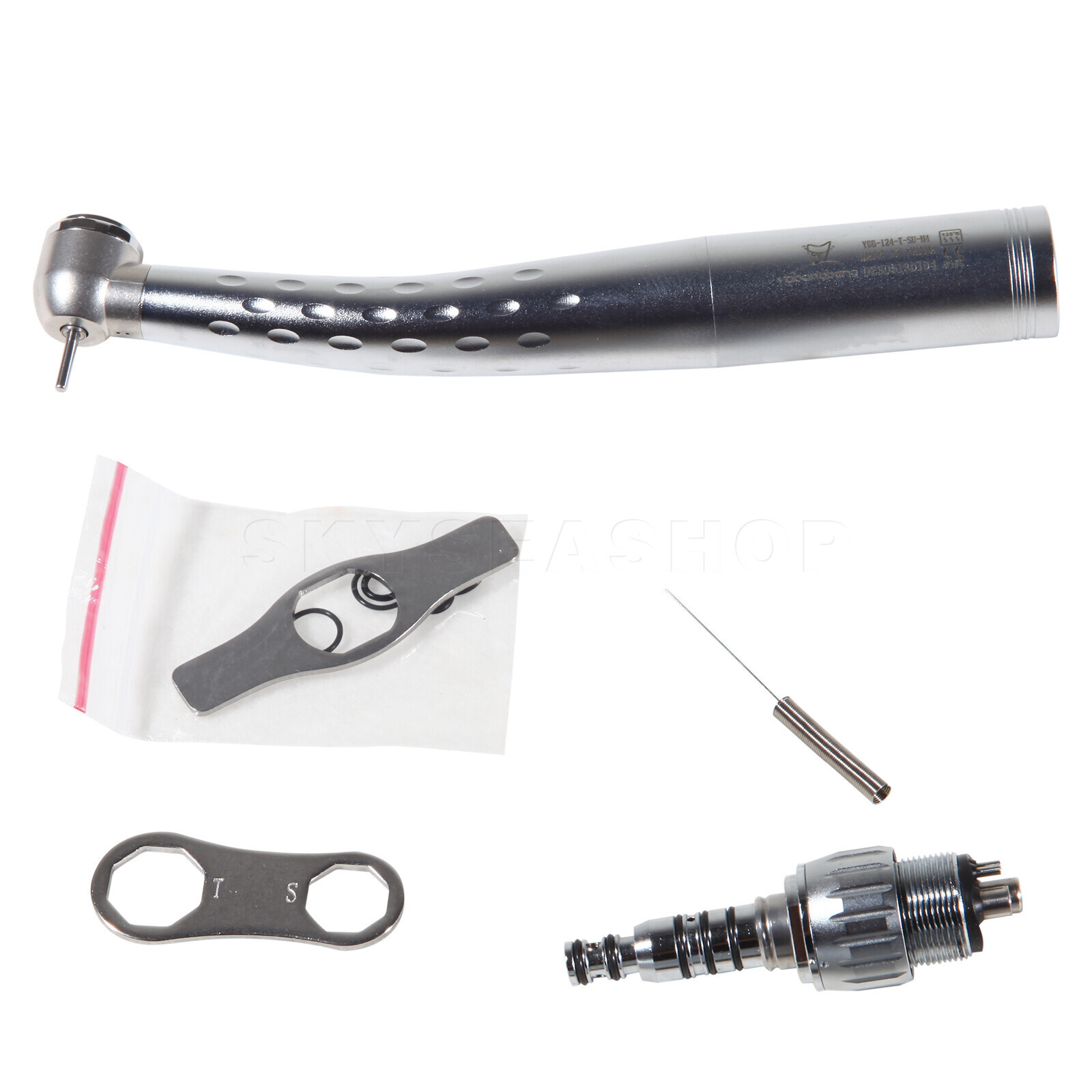 1-10 Dental High Speed Handpiece Large Torque fit KaV MULTIflex Coupler 4 Holes