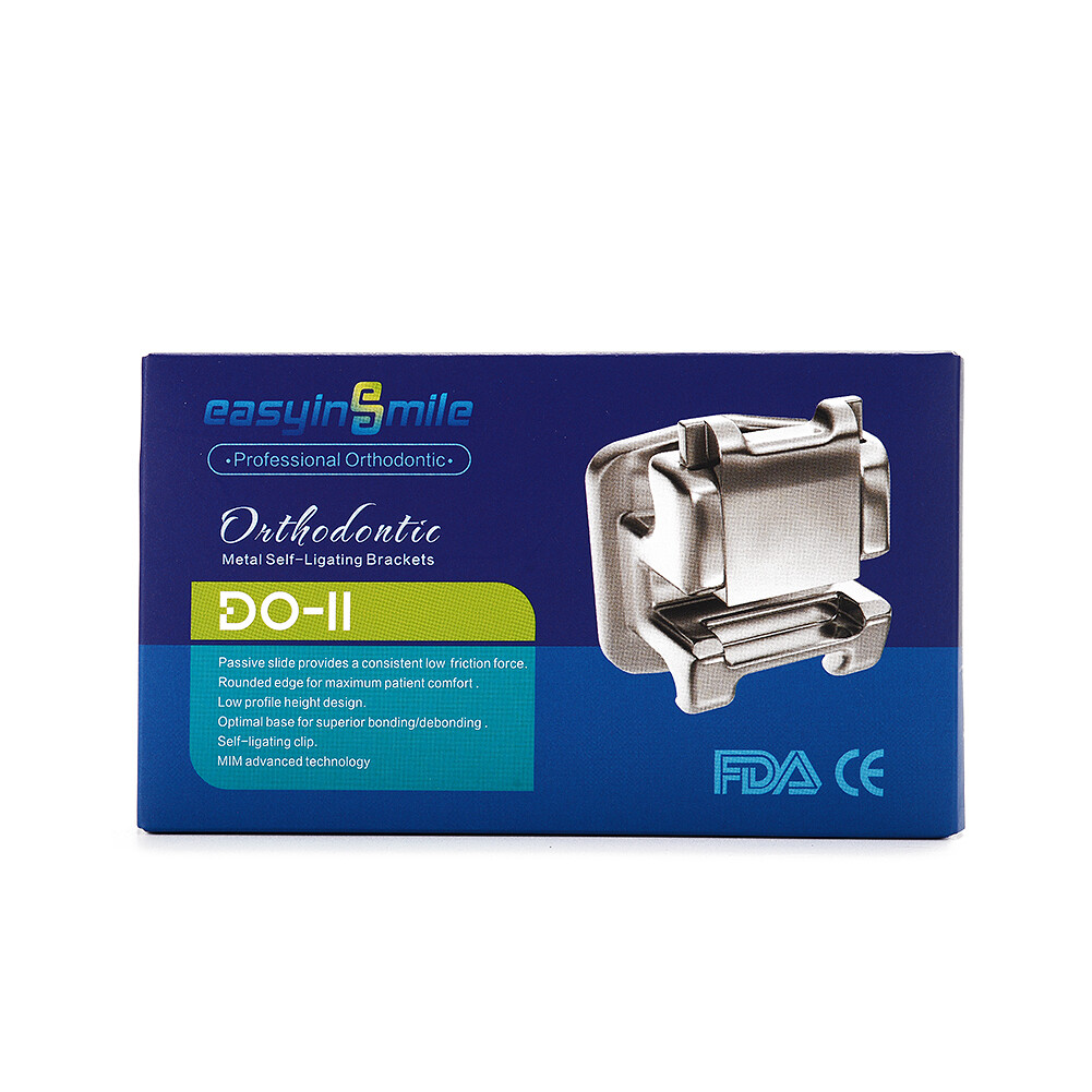 Dental Orthodontic Brackets Material Passive Self Ligating Braces MBT/Roth brace