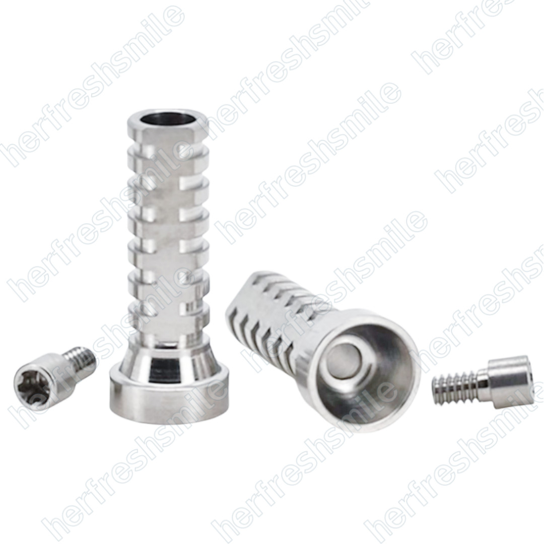 ∅4.8mm Dental Temporary Cylinder Coping Screw Abutments Fit NOB Nobel Biocare