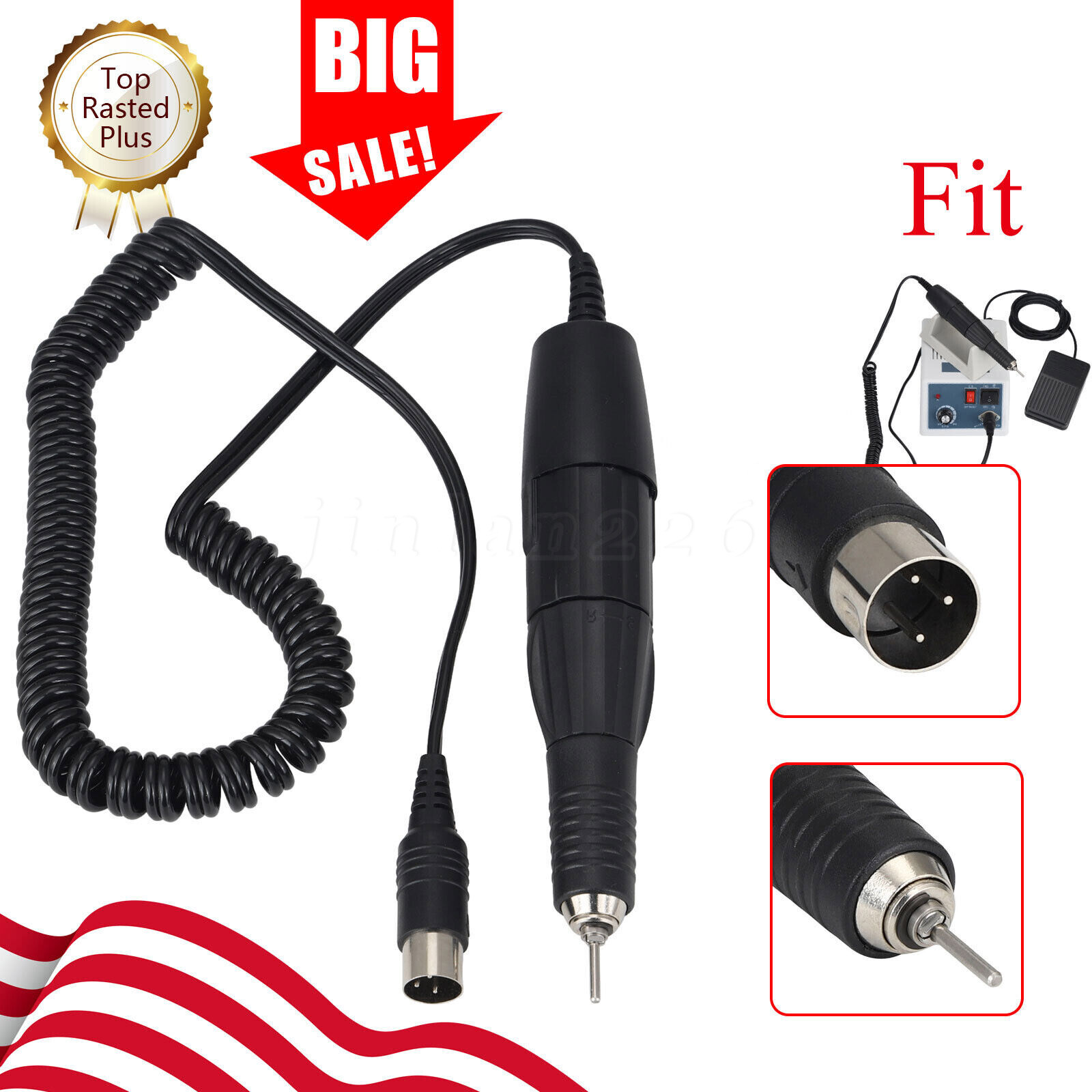 35K RPM Dental LAB MARATHON Micromotor Polishing Handpiece 35000 RPM