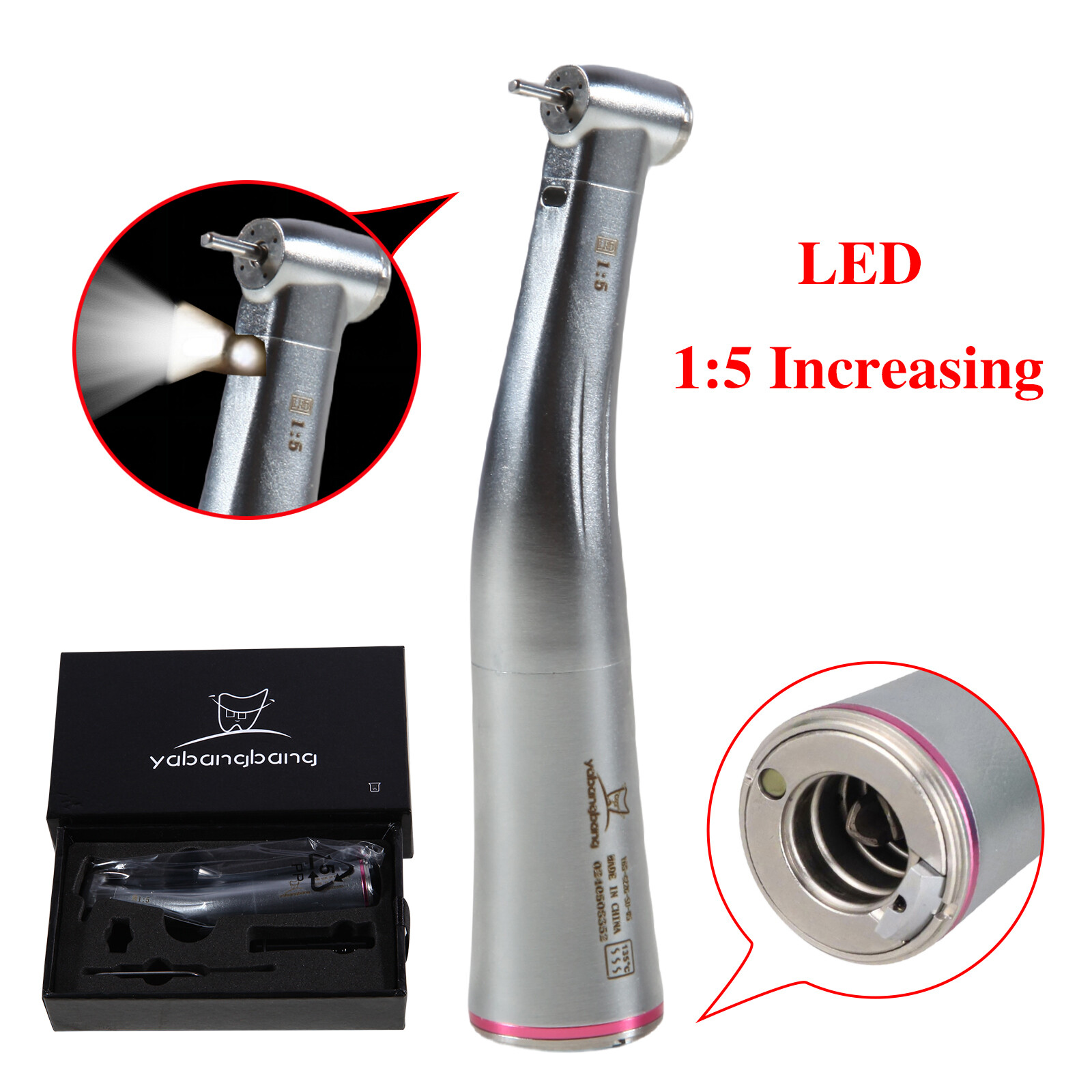 Dental Brushless LED Electric Micro Motor /1:5/1:1/1:4.2 Fiber Optic Handpiece