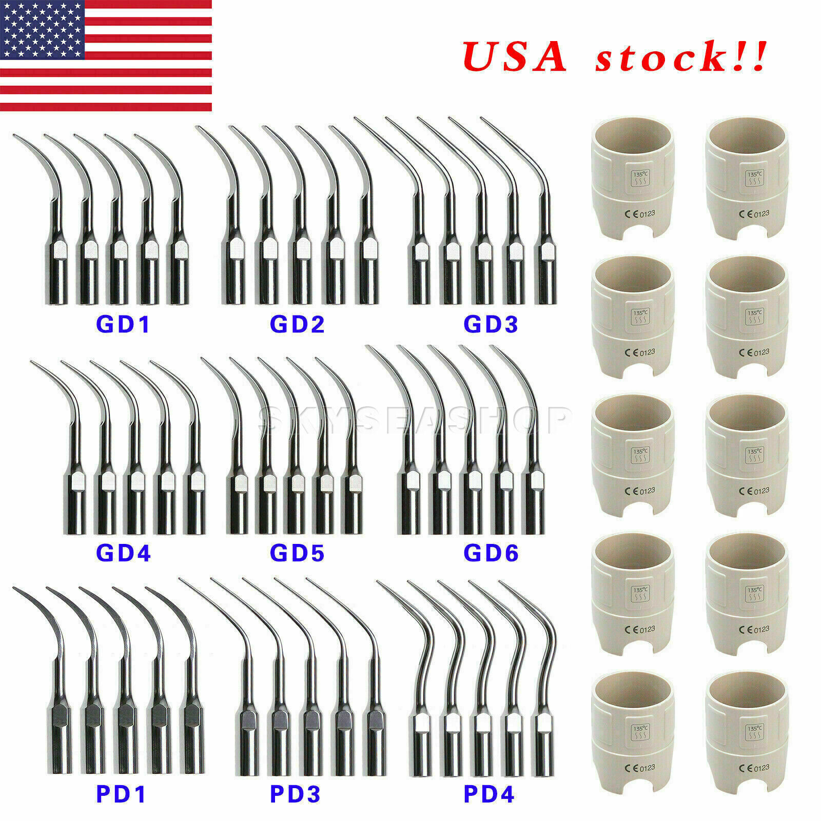 Dental Piezo Scaler Tips Torque Wrench Key for EMS DTE SATELEC Woodpecker tips