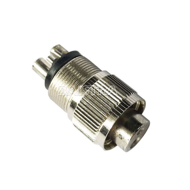 Dental 4 Hole to 2 Hole High Speed Handpiece Tubing Adapter Changer Connector US