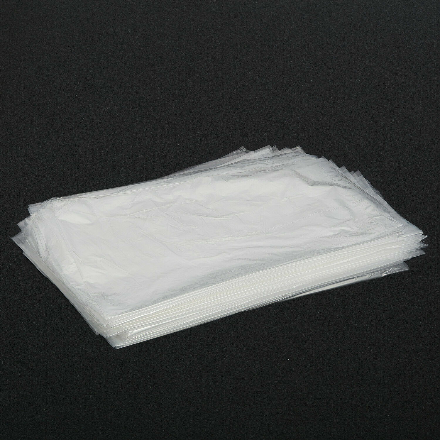 JMU Denal 150pcs Large Full Chair cover sleeve 48″x56″ Waterproof Plastic Clear