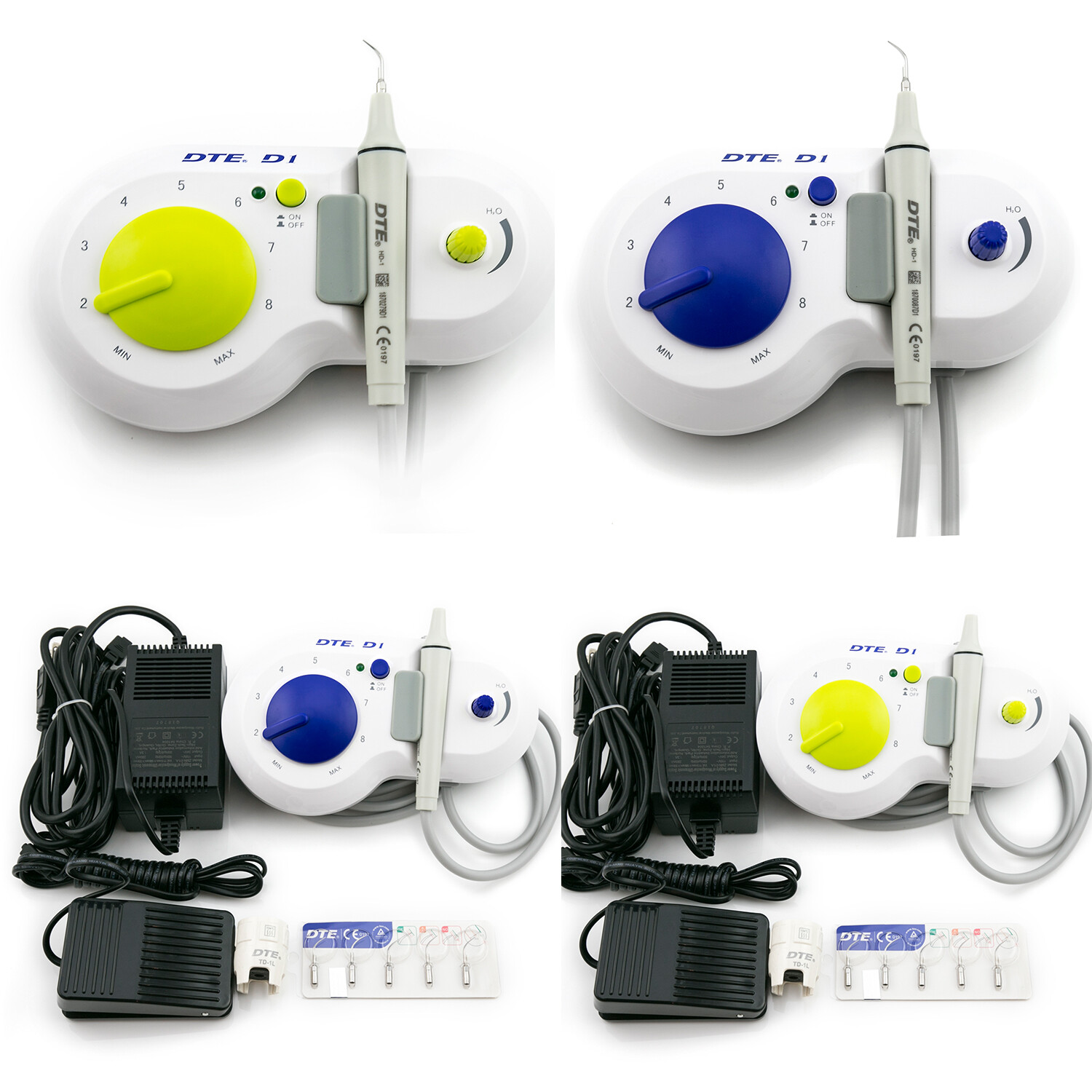 Original Woodpecker Dental DTE D1 Ultrasonic Scaler Handpiece with 5tips+Perio