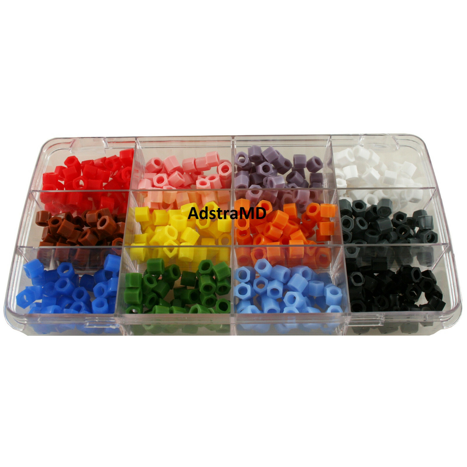 480 Pcs Silitone Bands Instruments Identification Kit of 12 Assorted Colors