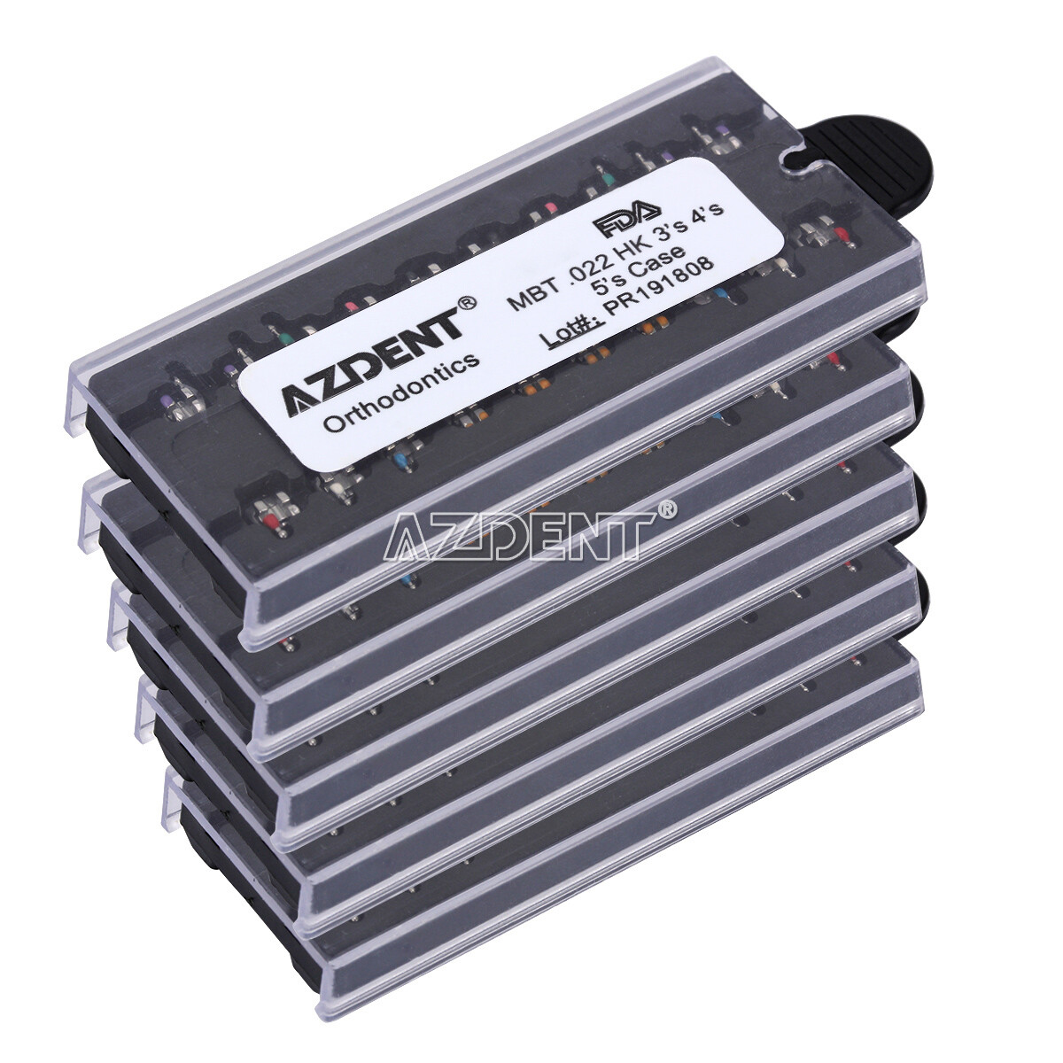10X Dental Orthodontic Monoblock Bracket Braces Mini Roth/MBT 018/022 AZDENT