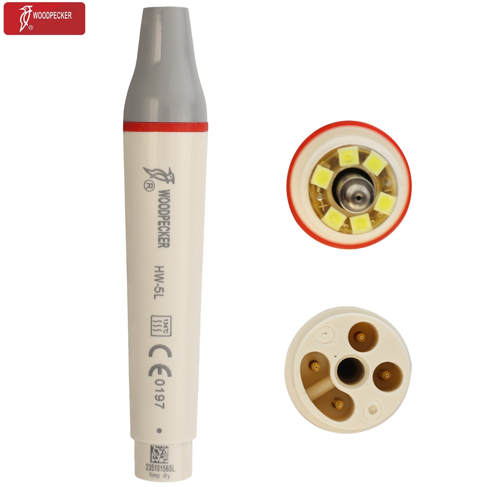 Woodpecker Dental Ultrasonic Scaler UDS-N2 N3 DTE V2 V3 LED Handpiece Piezo Tips
