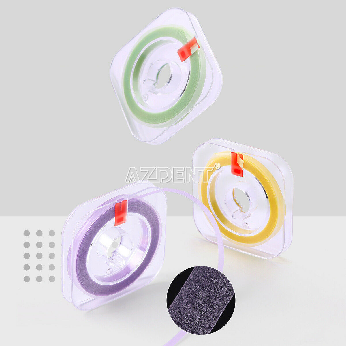 Dental Abrasive Strips Polyester Polishing Strip Coarse/Medium/Fine/Holder