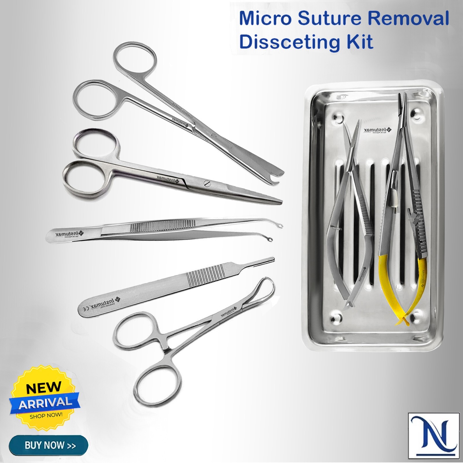 Suture Practice Kit for Medical and Veterinary Tool Students, Startup Suture Kit