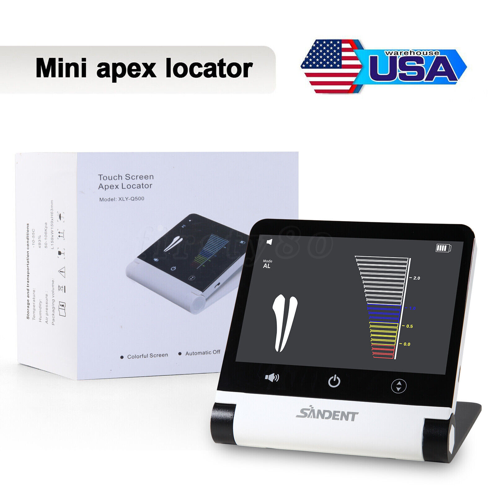 Dental Woodpecker DTE DPEX III Style Apex Locator Endodontic Root Canal Finder