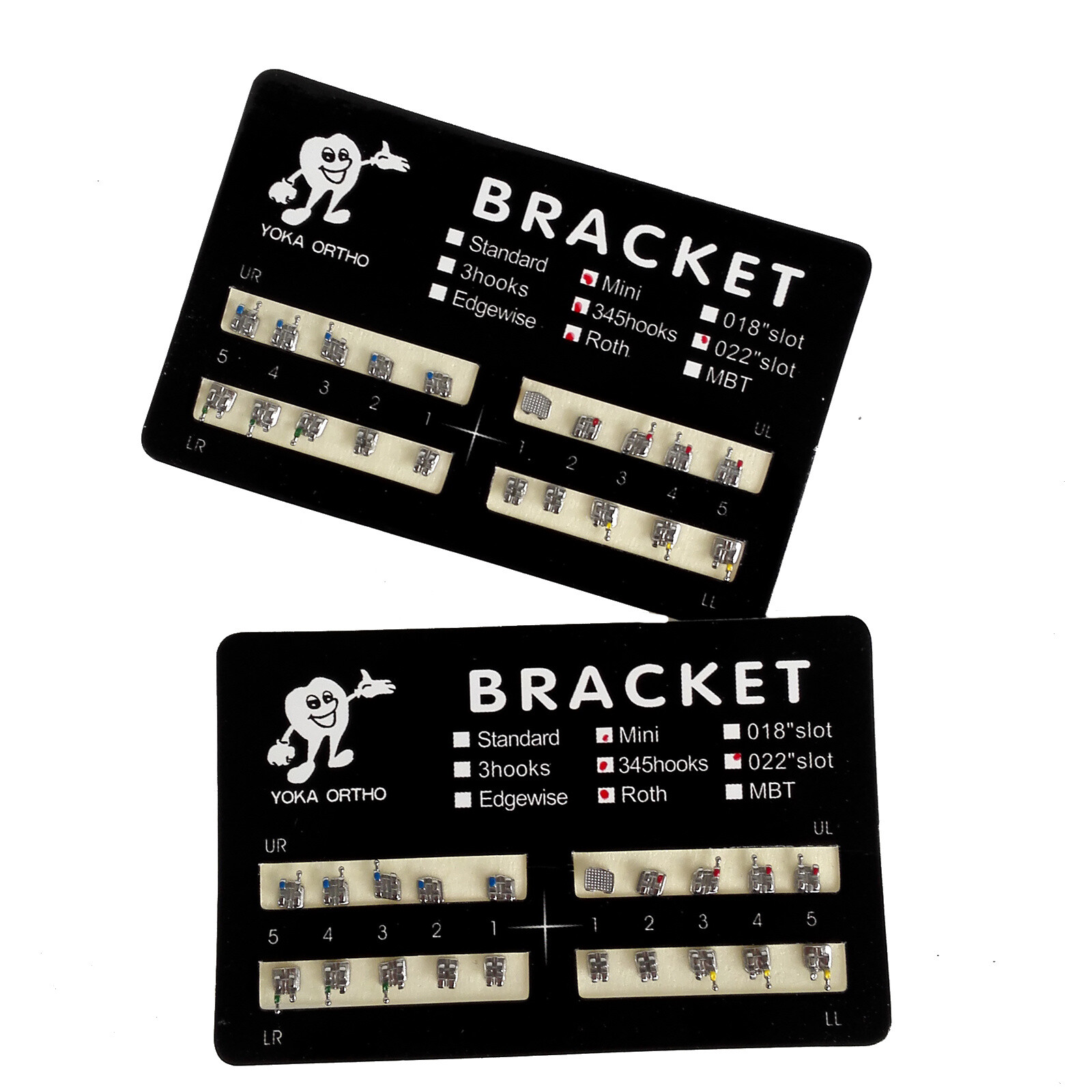 YOKA Dental Orthodontic Metal Brackets Braces /Supper Elastic Niti Arch Wires