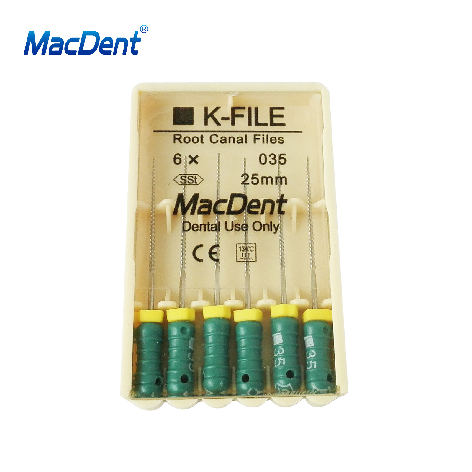 10 Packs Dental Endo Root Canal Files Hand Use K-Files Stainless Steel 21mm/25mm