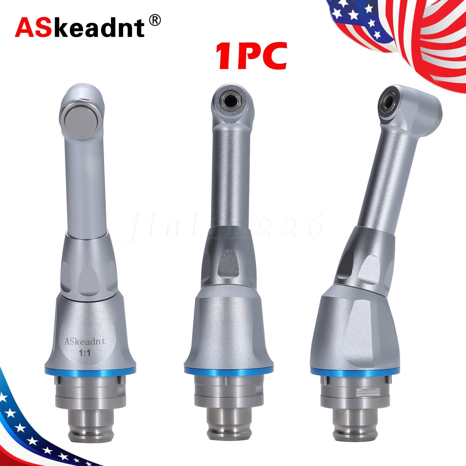 1:1/4:1/16:1 Dental Reduction Contra Angle Handpiece Head Fit NSK Endo MOTOR