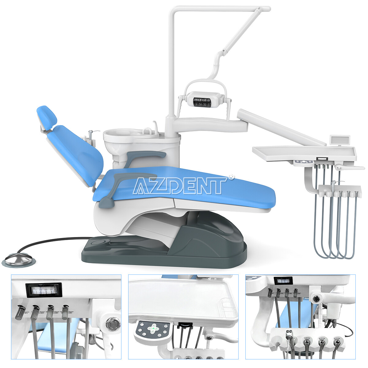 FDA Dental Unit Chair Computer Control /22L Autoclave Steam Sterilizer Class B