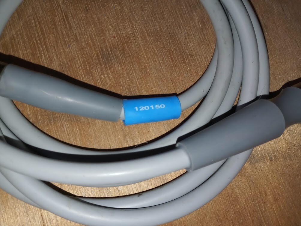 2 Medical Light Cables 120150 8′ unbranded black cable is 9″ free shipping