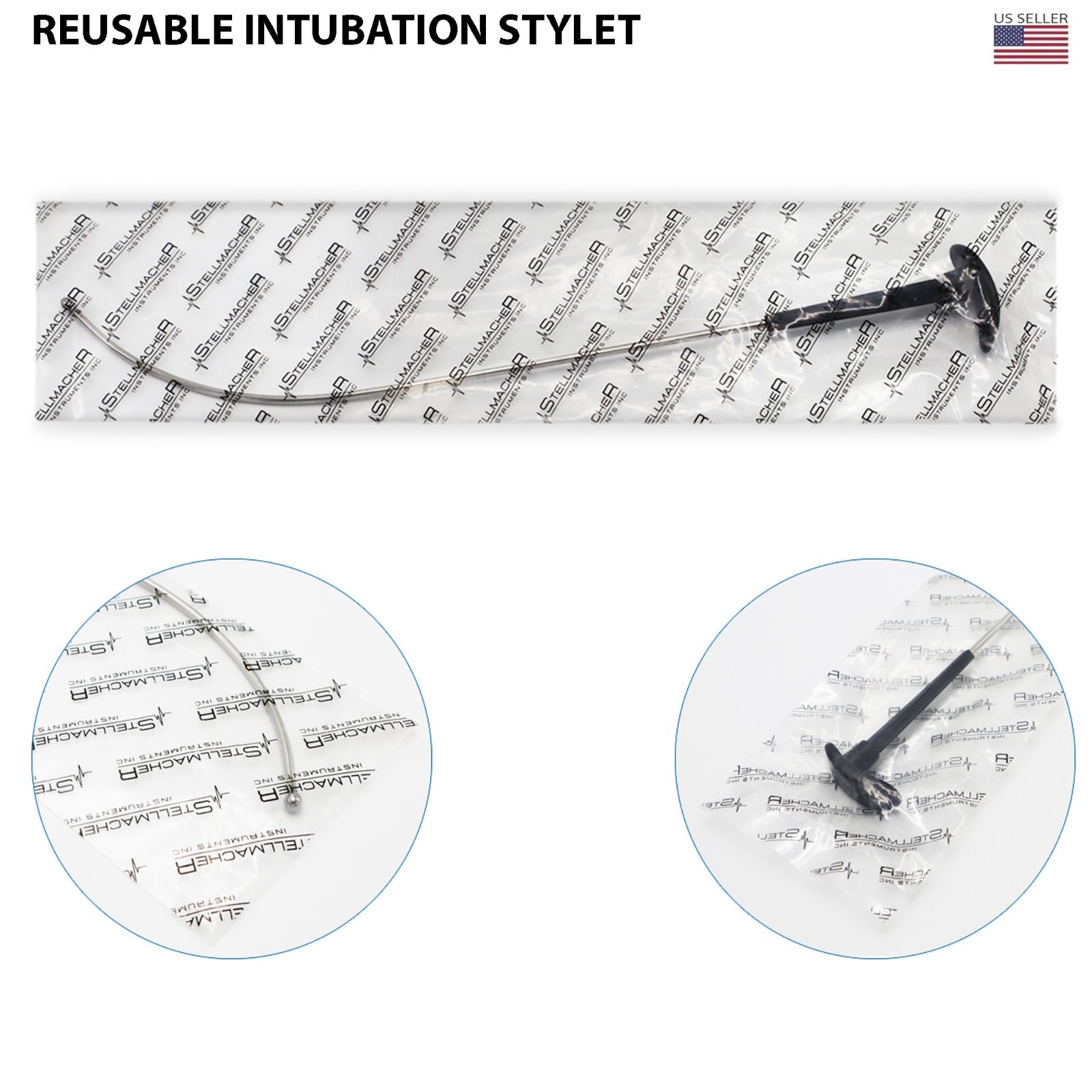 Reusable Intubation Stylet – 12.5″ (31.7cm) Anesthesia Instruments
