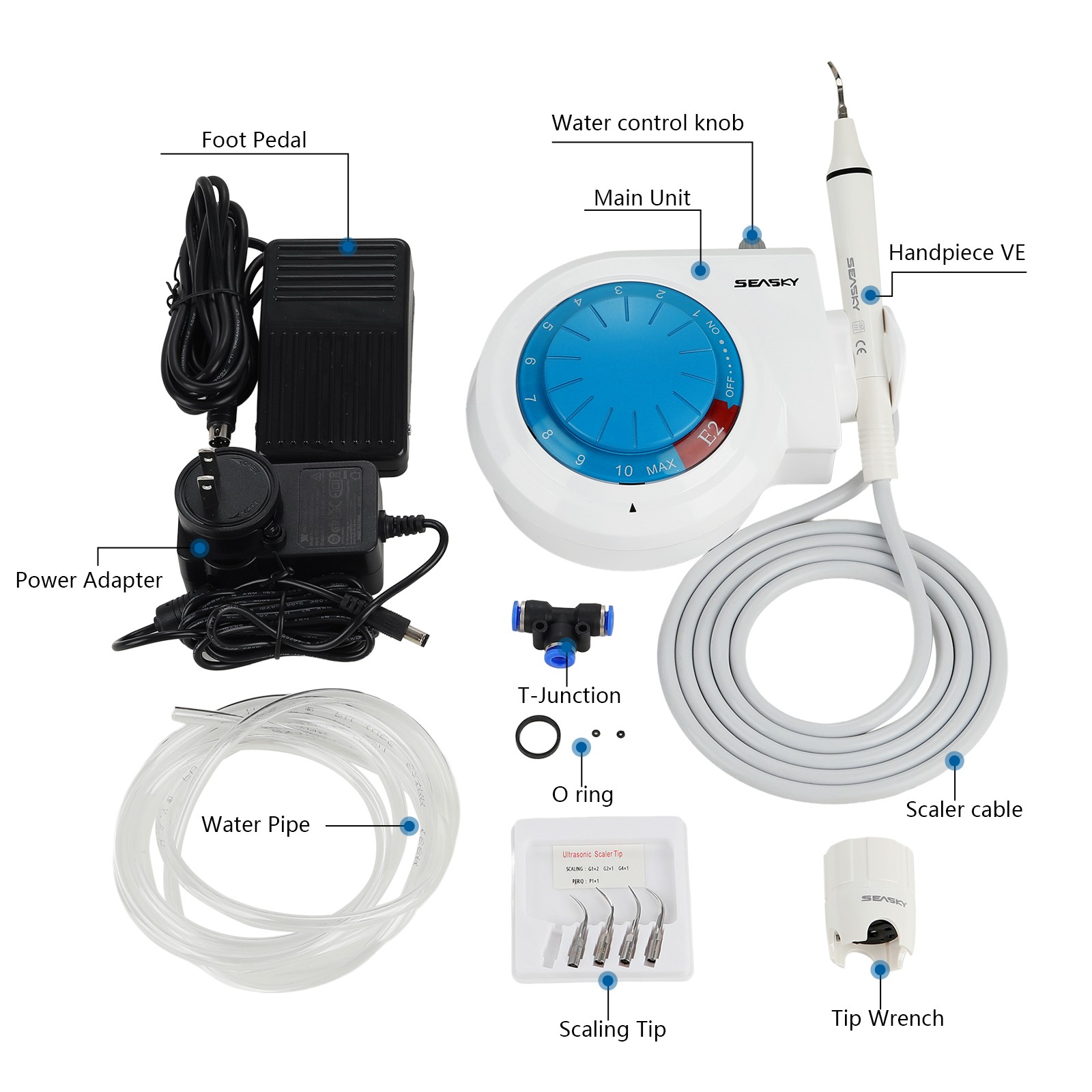 For Cavitron Dental Ultrasonic Piezo Scaler fit EMS Handpiece SKYSEA YU