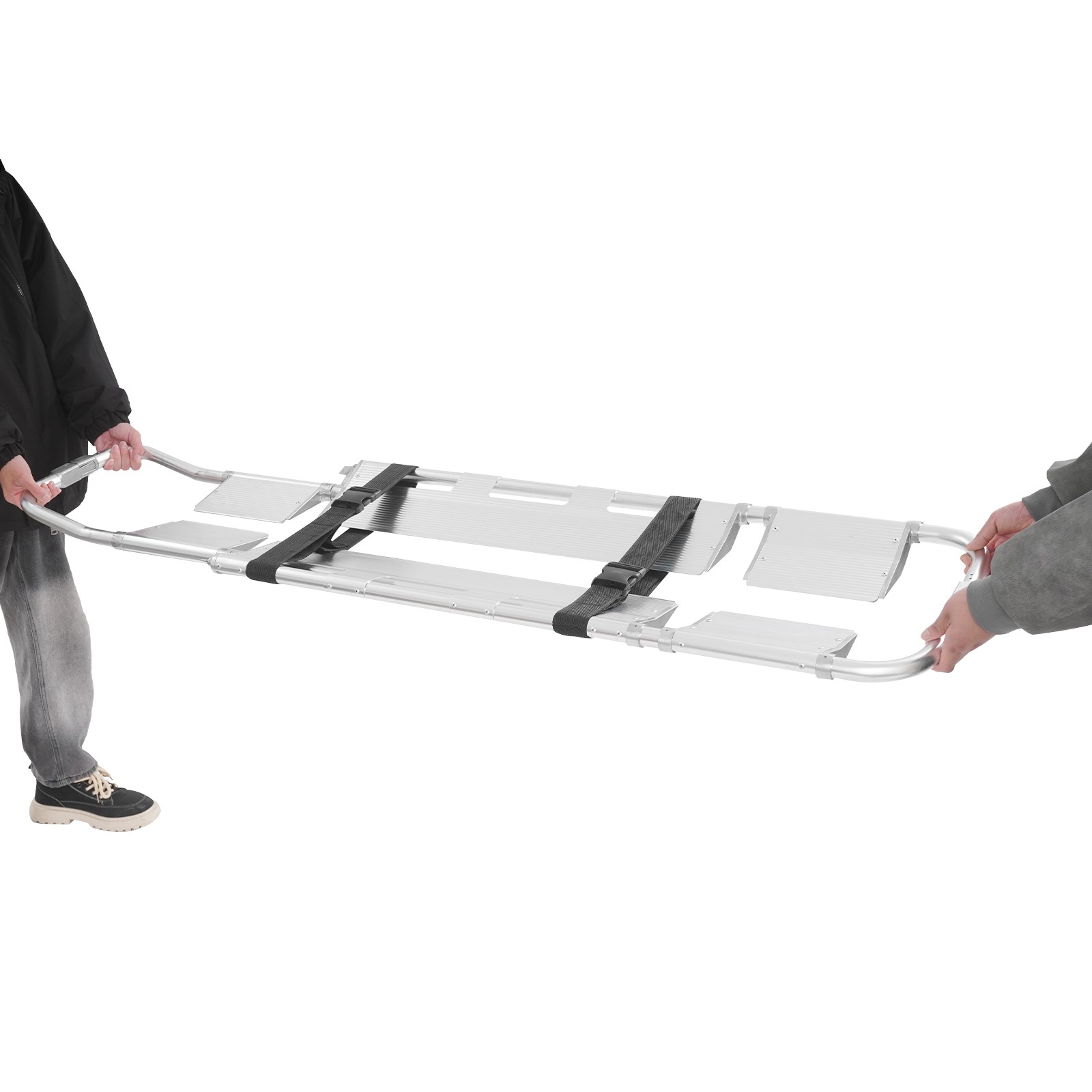 Foldable Stretcher Adjustable Length Patient Transport Medical Stretcher 159kg