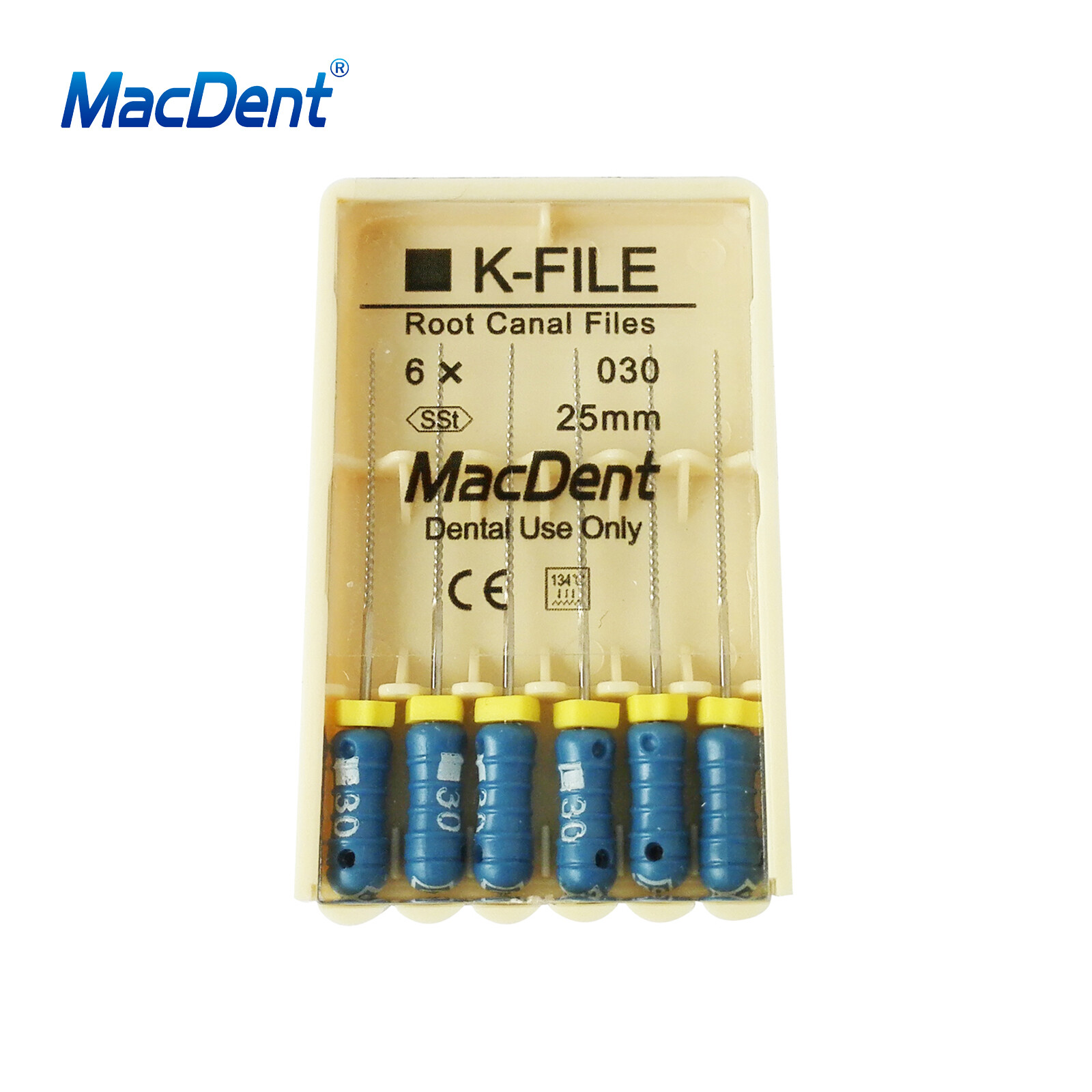 10 Packs Dental Endo Root Canal Files Hand Use K-Files Stainless Steel 21mm/25mm