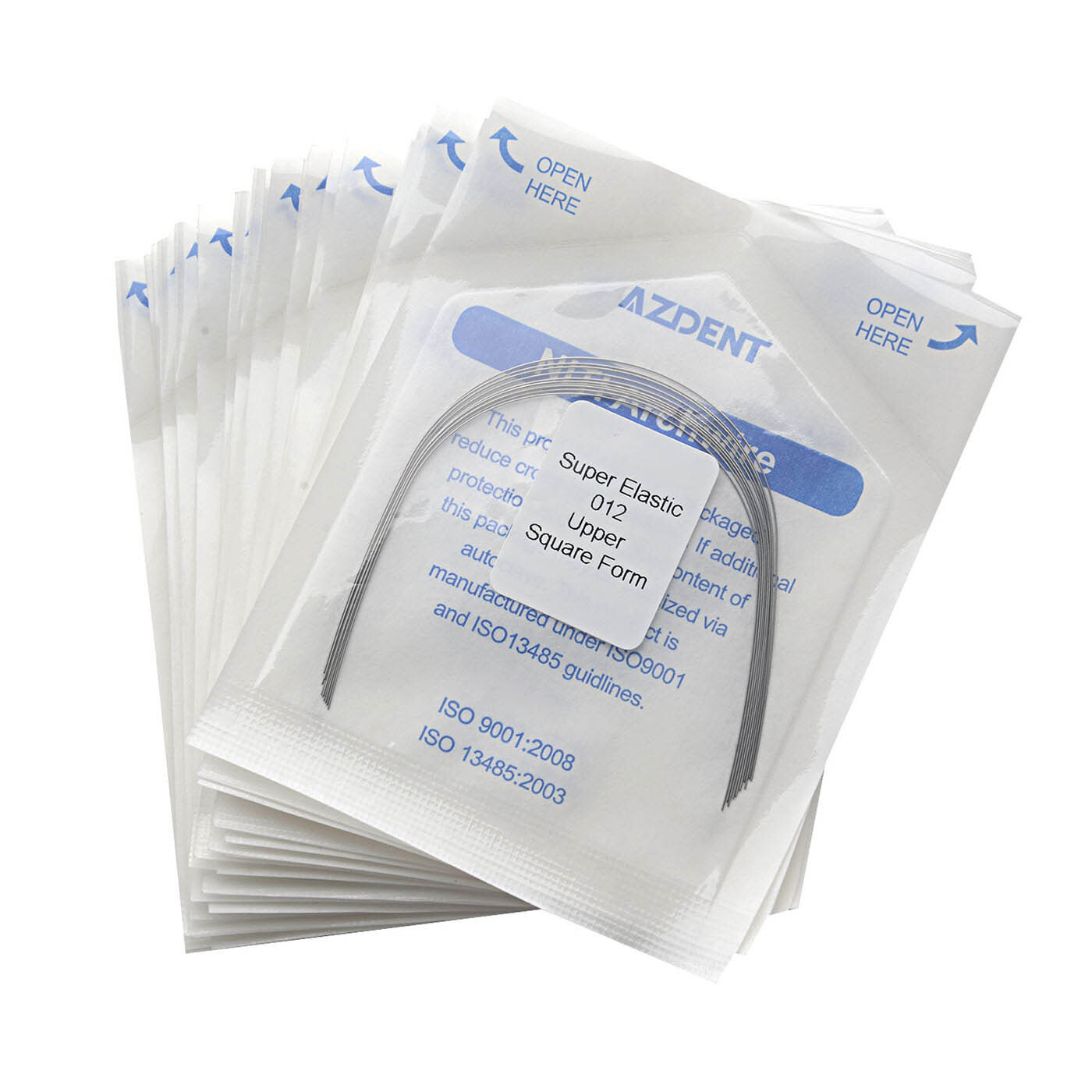 AZDENT Dental Orthodontic Super Elastic NITI Arch Wire Round Ovoid/Square/Nature