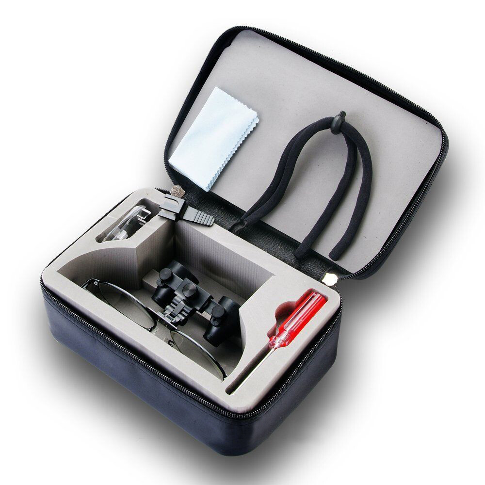 Dental 3.5X-420MM Binocular Loupe Surgical Magnifier Lckel Alloy Frame DY-104 CE
