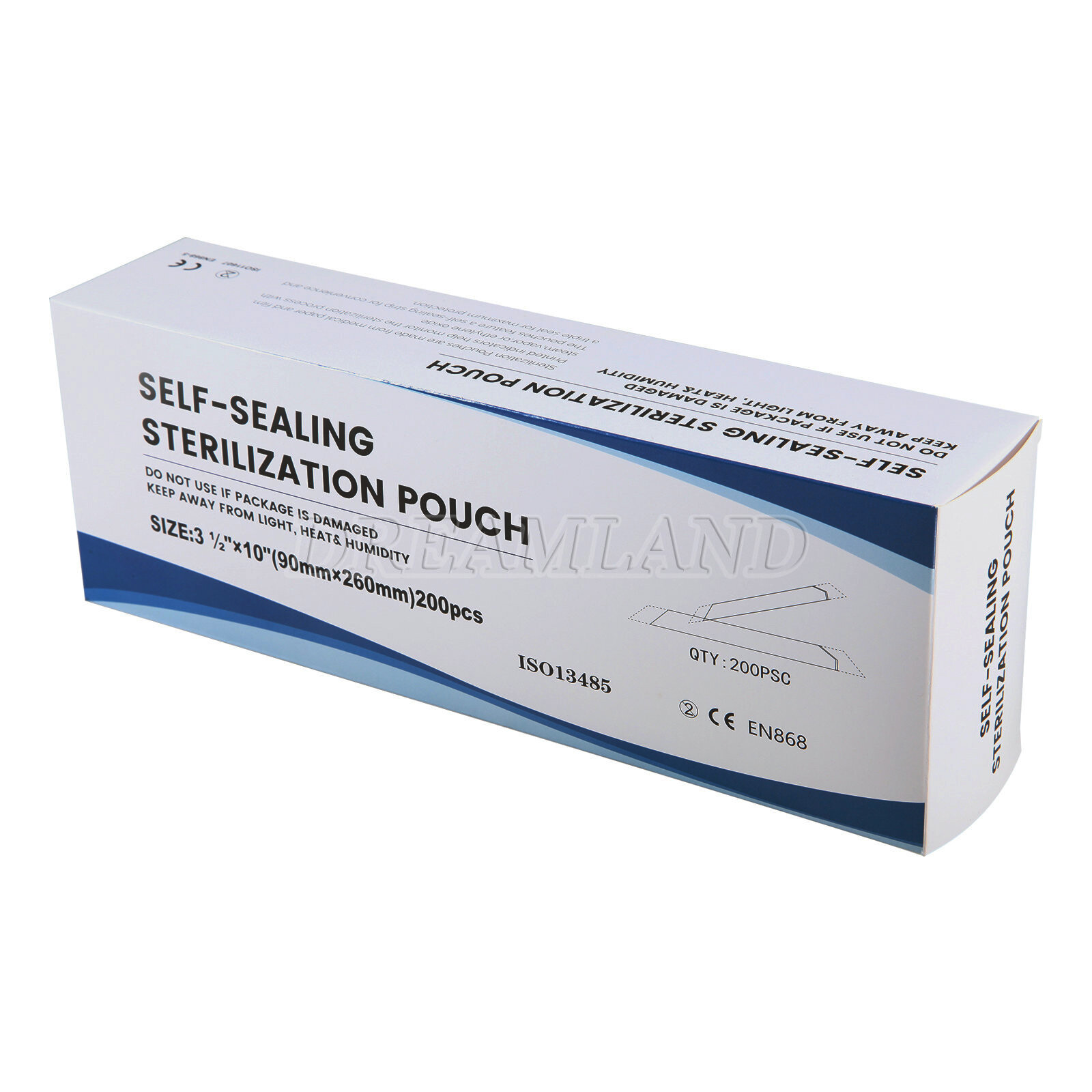 Self Seal Sterilization Pouches – Autoclave Sterilizer Bags 3.5×10 Tattoo