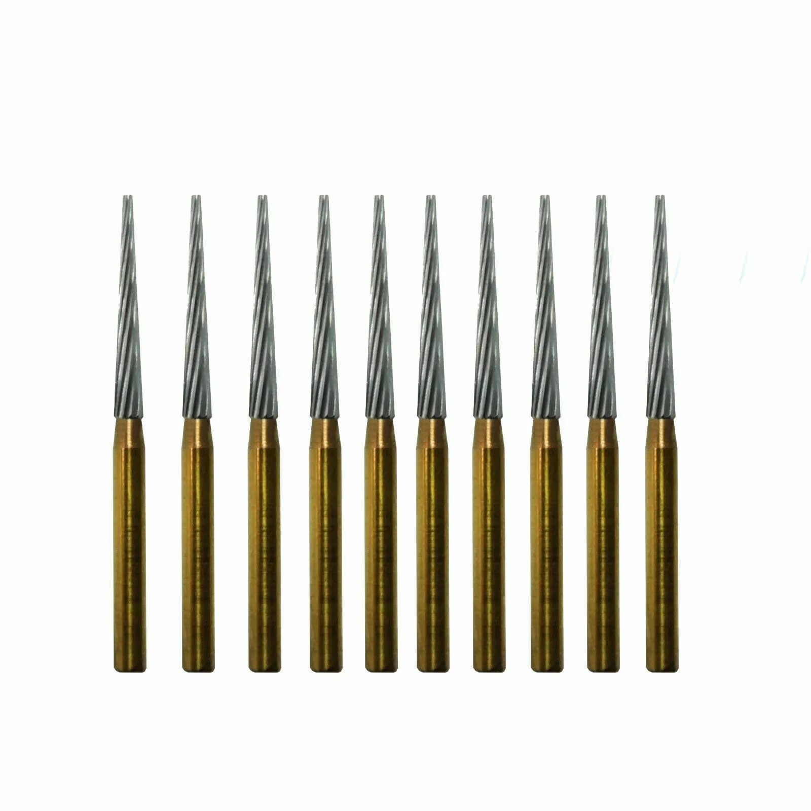 10 Dental Orthodontic Debonding Carbide Burs Finishing Taper FG8104 Remove Resin