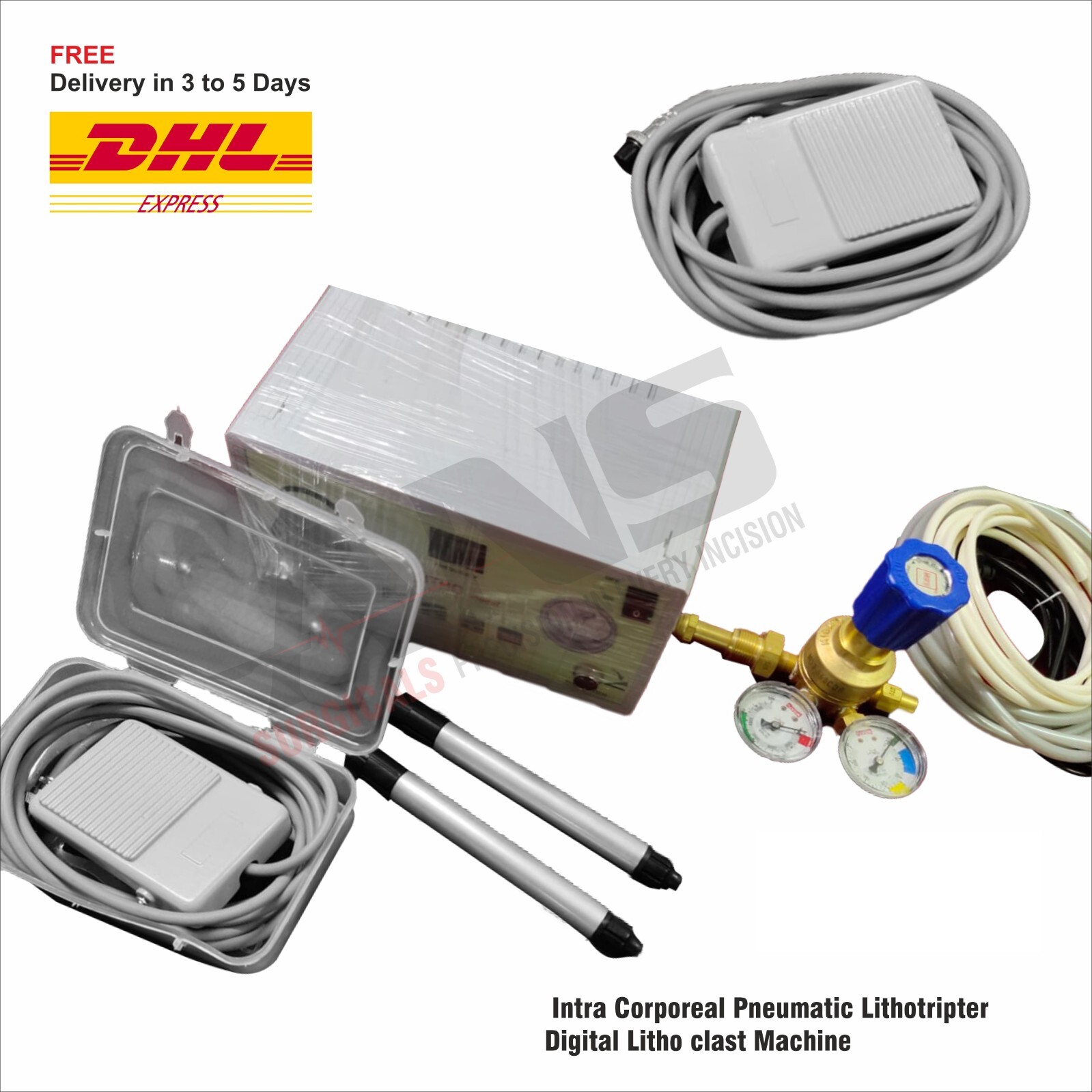 ANS Intra Corporeal Pneumatic Lithotripter Digital Lithoclast Machine
