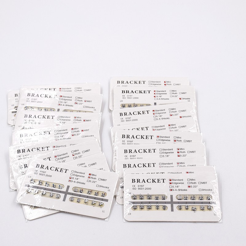 1000Pcs Dental Orthodontic Ligature Ties Elastic Rubber Bands & Brackets Brace