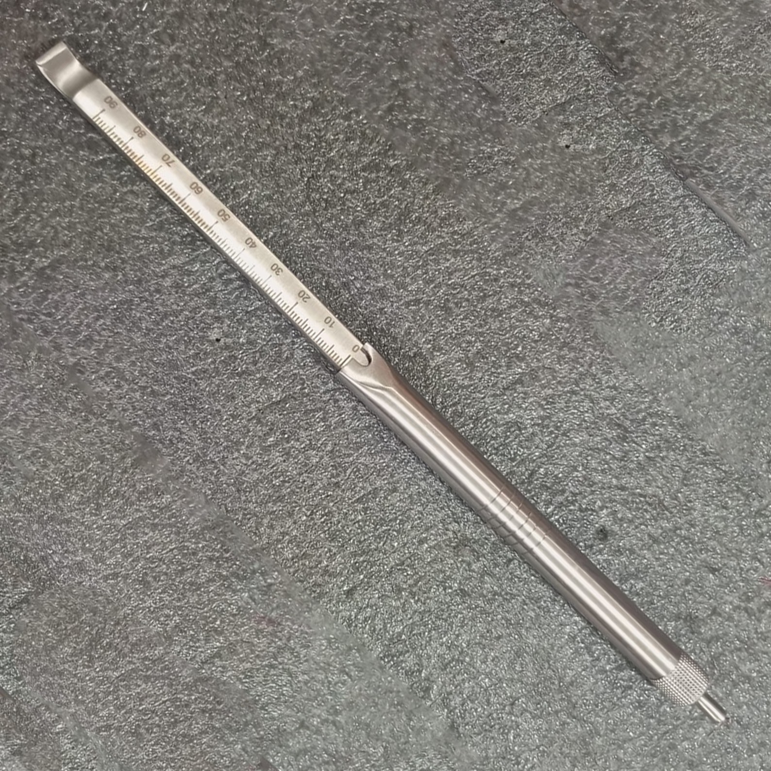 Depth Gauge 0mm to 90mm orthopedics Veterinary surgical Instruments