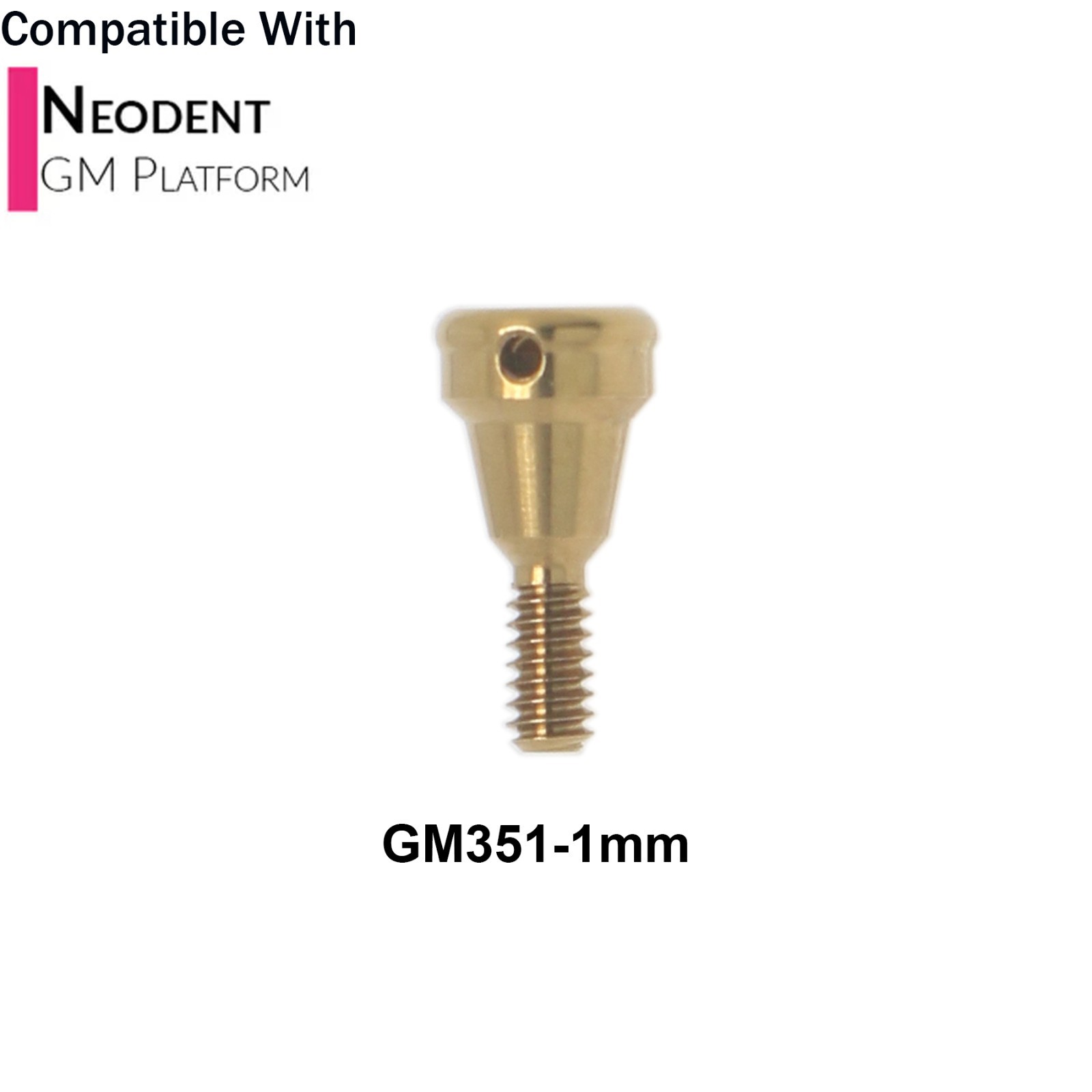 For NEODENT GRAND MORSE Locator Abutments 1-6mm GH & Overdenture Male Cap Kit