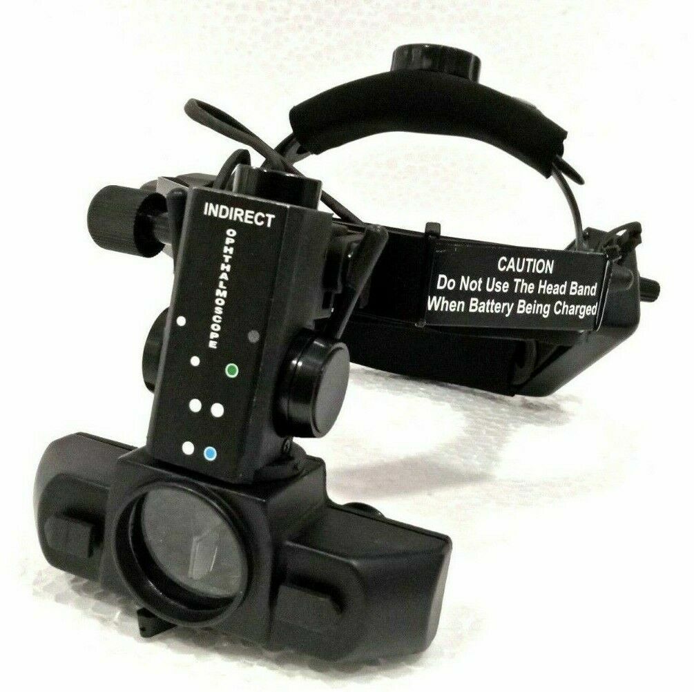 Bi Rechargeable Binocular Indirect Ophthalmoscope & 28D + 20D Lens Free Shipping
