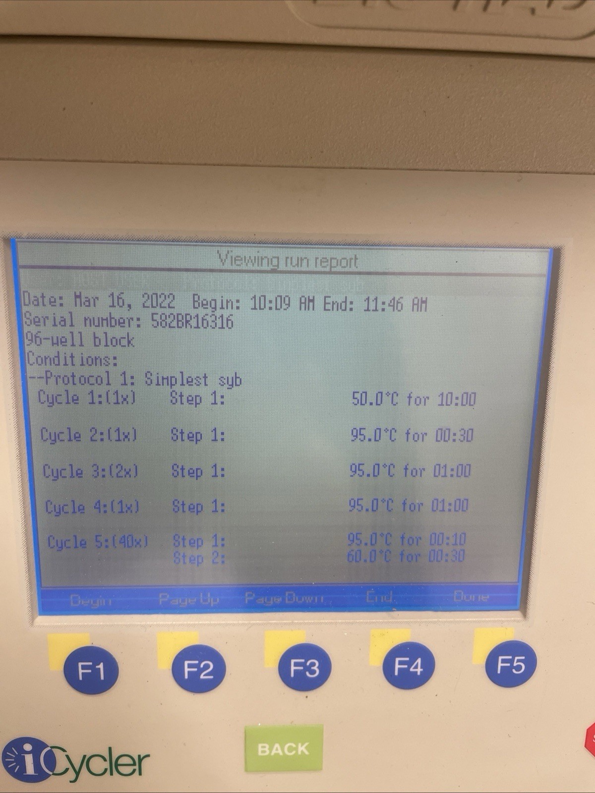 Bio-Rad iCycler Thermal Cycler iQ5 Multicolor Real-Time PCR Optical Module