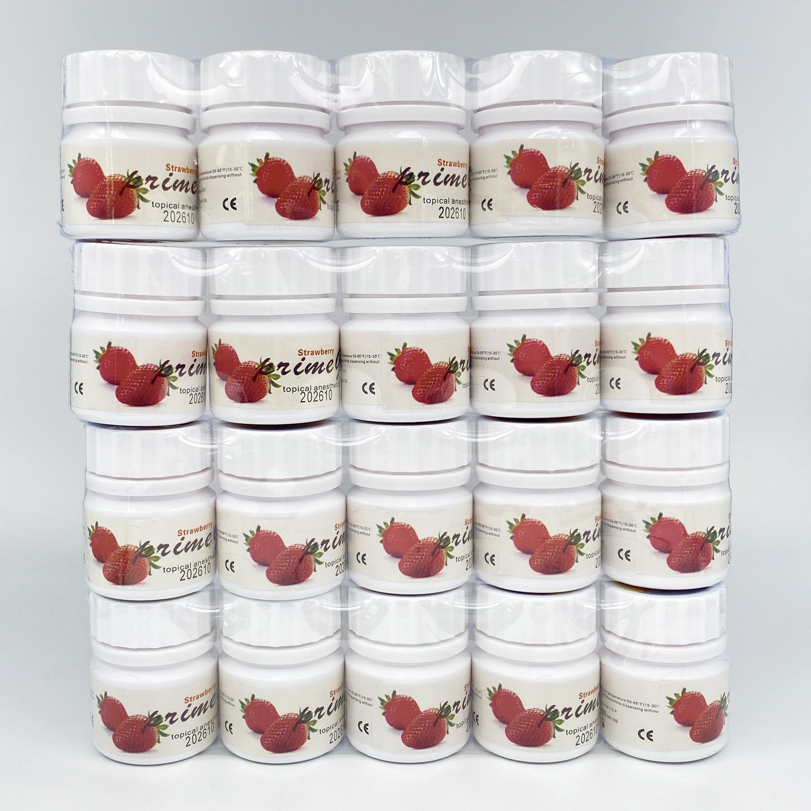 Dental Topical Anesthetic Gel 20% Benzocaine 1oz Jar Strawberry/Mint Exp 06/2028