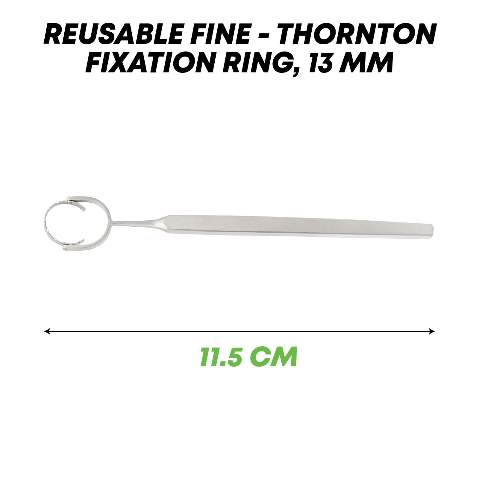 Fine Thornton Fixation Ring 13mm 8 Point Premium Ophthalmic Surgical Instruments