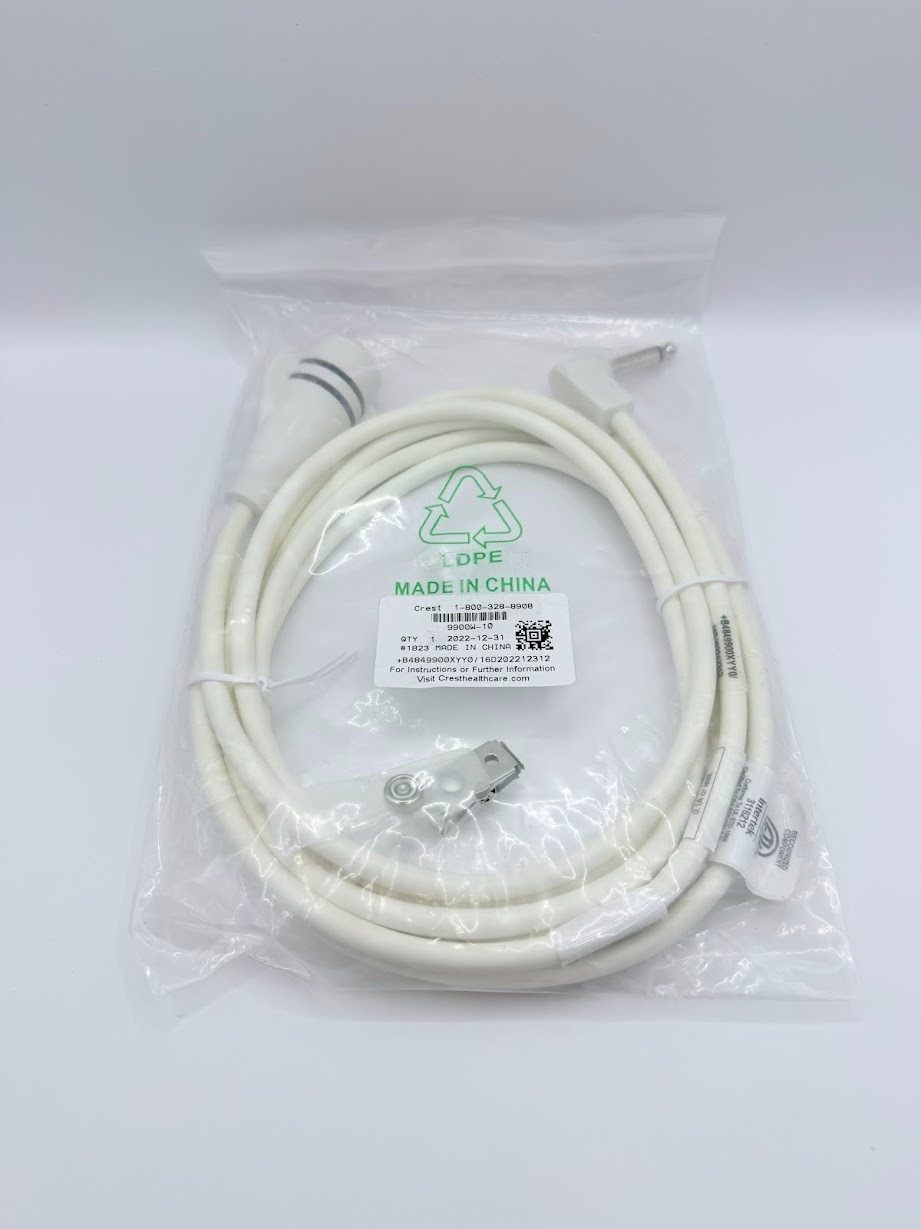 10″ “Click” Push Button Nurse Station Call Cord with Bed Sheet Clip 1/4″ Phono