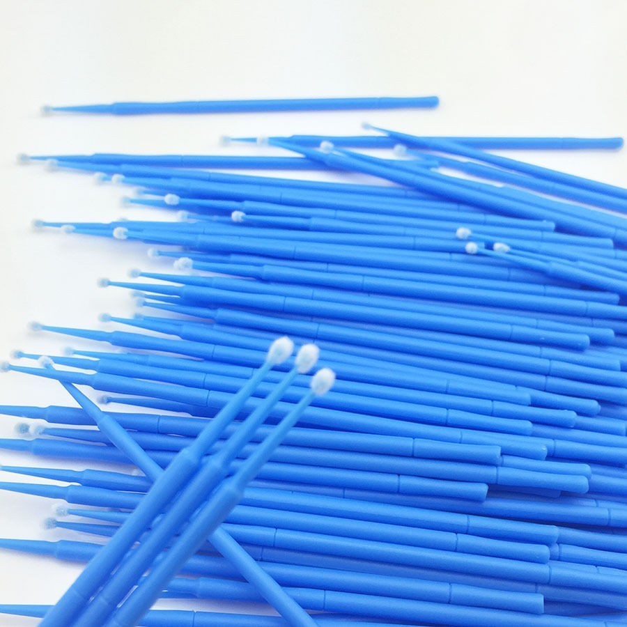 100/ Dental Microbrush Disposable Bendable Applicators Tips Micro Brush Fine