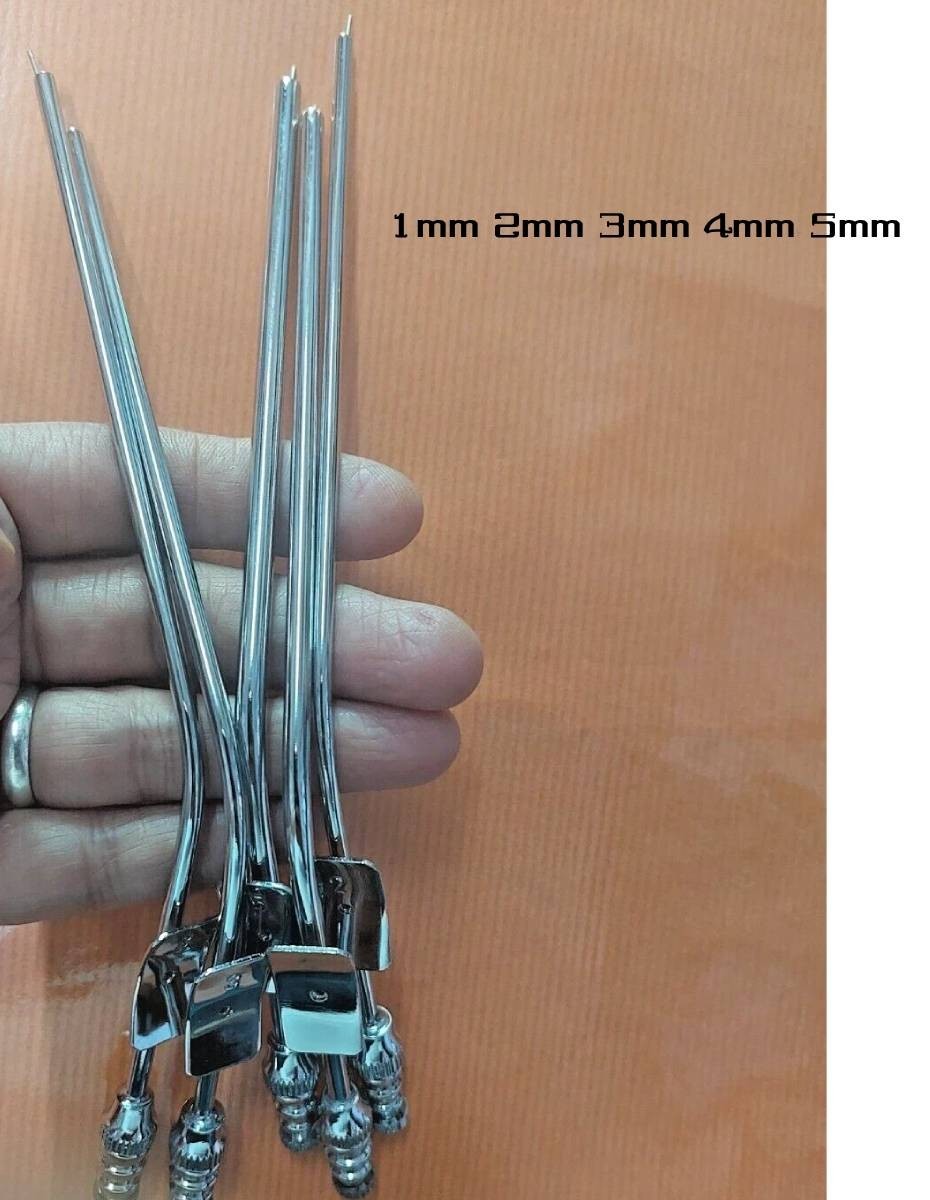 Mastoid Suction Tube 1mm 2mm 3mm 4mm 5mm ENT Neuro Surgical Instruments