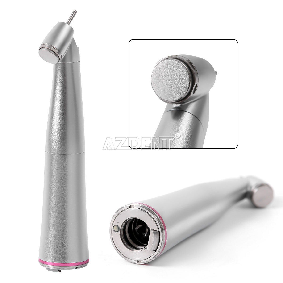 AZDENT Dental 1:4.2 LED 45 Degree Surgical Contra Angle /45°High Speed Handpiece