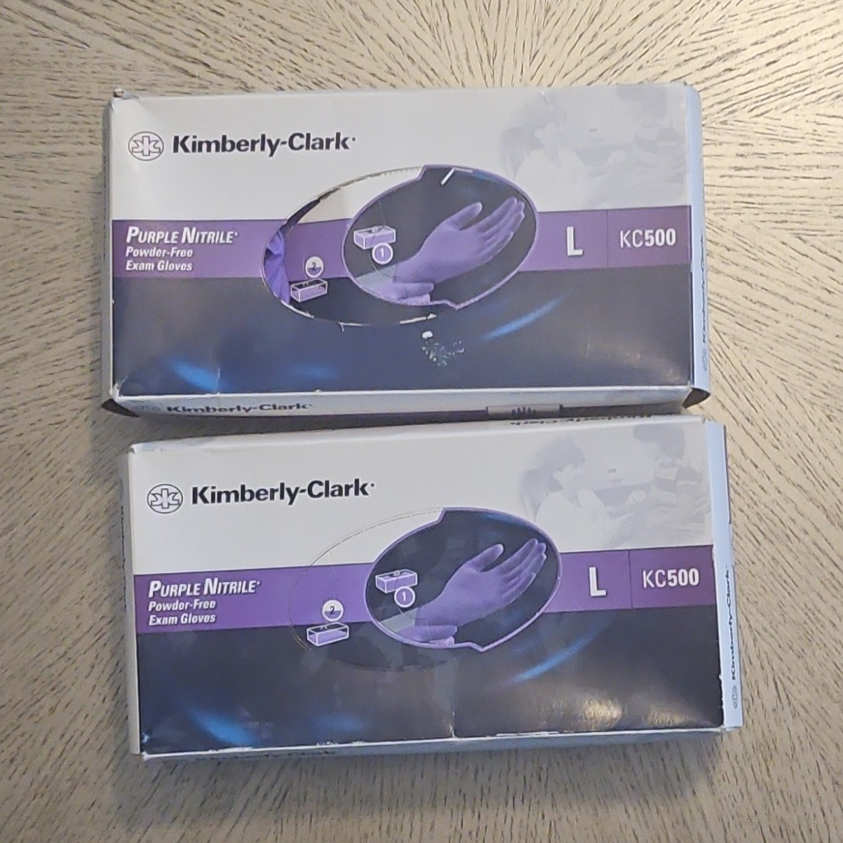Kimberly-Clark KC500 Nitrile Powder-Free Exam Gloves Large Purple 55083