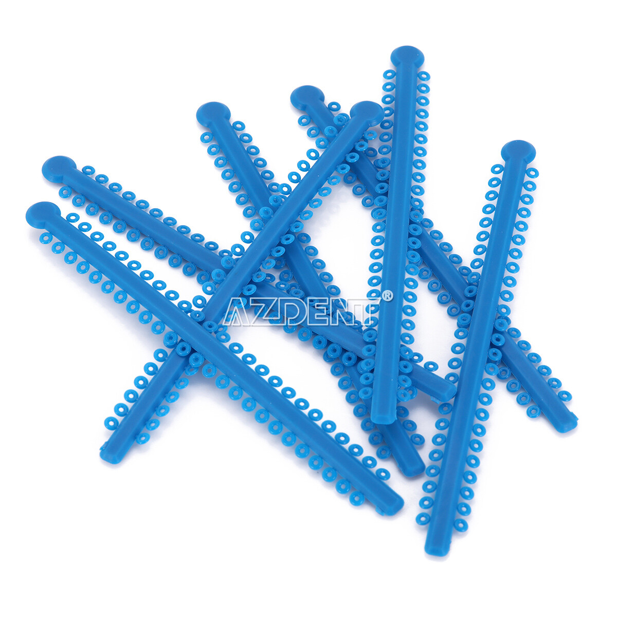 25 Colors AZDENT Dental Orthodontic Ligature Ties Elastic Rubber Bands Bracket