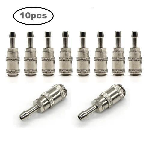 10Pcs Female NIBP Blood Pressure Metal Cuff Connectors Quick Fit For Philips
