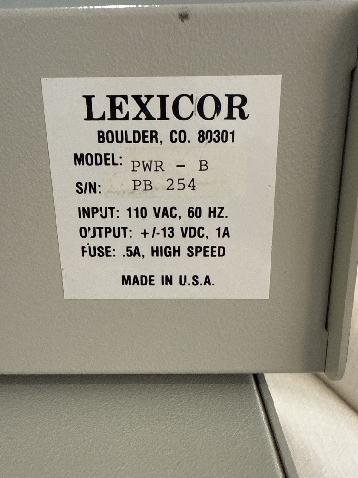 Lexicor Neurosearch-4 UNTESTED Brain Mapping System EEG No Cables NRS-4 PWR-B